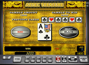 Aztec Treasure на сайте казино